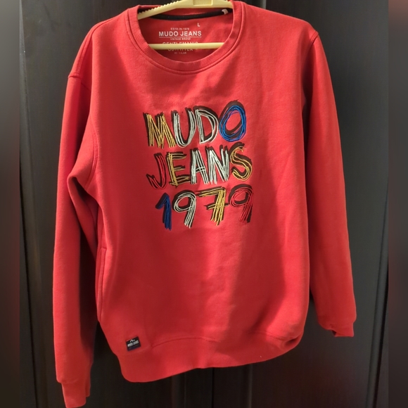 Mudo JEANS 1979 Vintage SweaterWith POCKETS, MEN Size Large - Picture 1 of 9